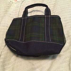 Lands End Boat and Tote zip top satchel